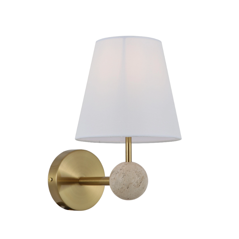 Travertine প্রাচীর Sconce